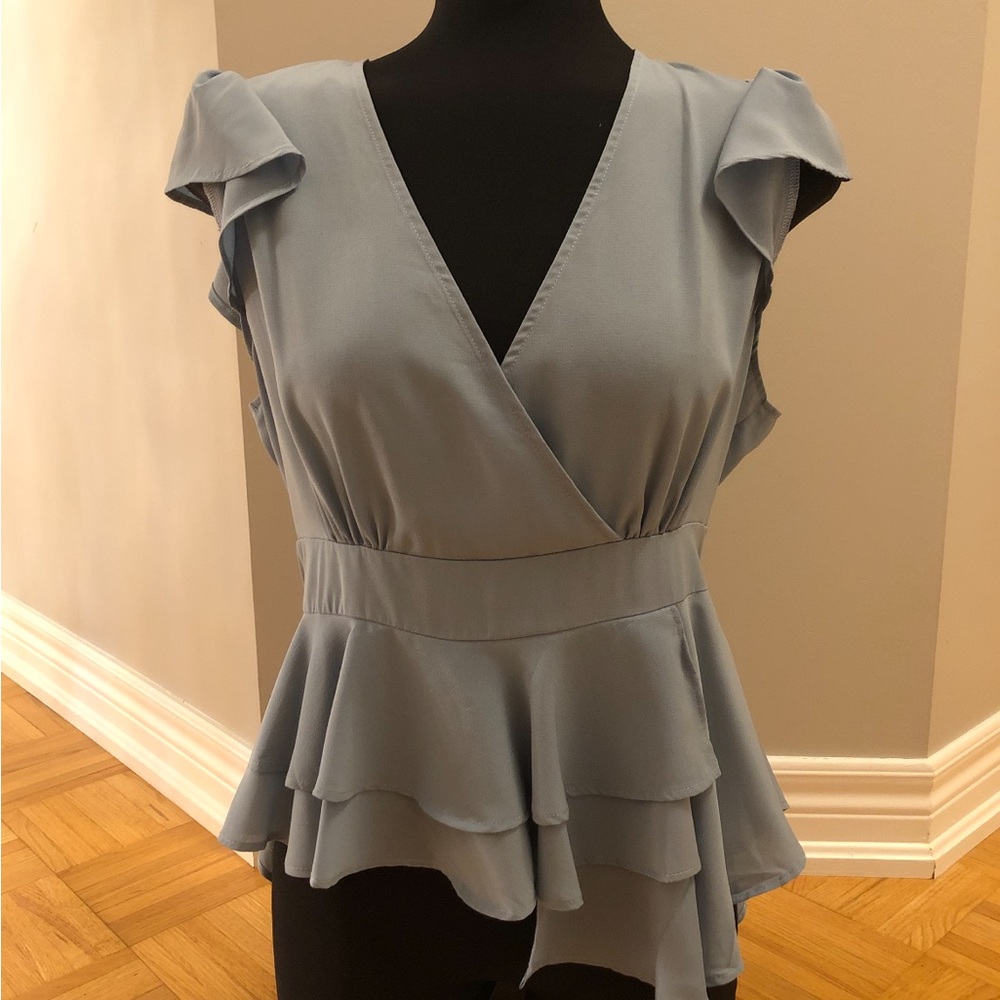 Pretty peplum blouse